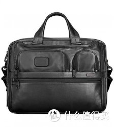 奥巴马同款：TUMI 塔米 Luggage Alpha Expandable 真皮可扩展公文包