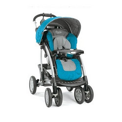 GRACO 美国葛莱婴儿推车6B80GERE-蓝色(新生儿至4岁、5点式安全带、超强避震、靠背四段调节、配有保暖脚套）