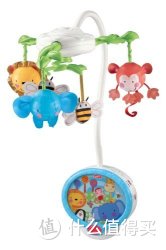 双重优惠：Fisher Price 费雪 欢乐成长之闪光投影床铃W2622