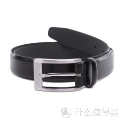 HUGO BOSS 男士黑色牛皮针扣式腰带皮带 10144418 01 40 dx