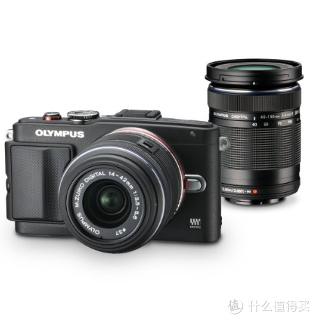 OLYMPUS 奥林巴斯 E-PL6 14-42+40-150 双镜头微单套机 黑白银三色