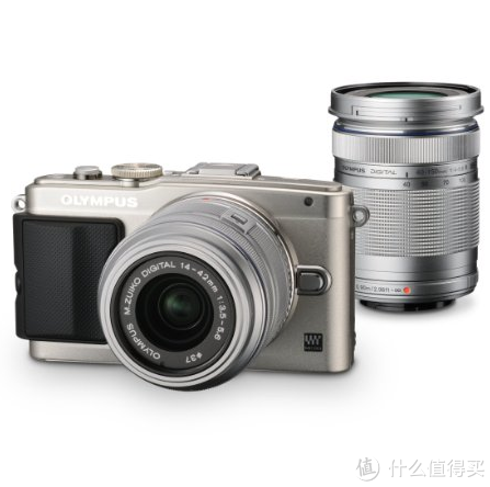 OLYMPUS 奥林巴斯 E-PL6 14-42+40-150 双镜头微单套机 黑白银三色