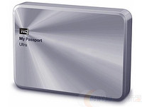 WD 西部数据 My Passport Ultra 金属版 2.5英寸 USB 3.0 2TB 移动硬盘 金属银 WDBEZW0020BSL