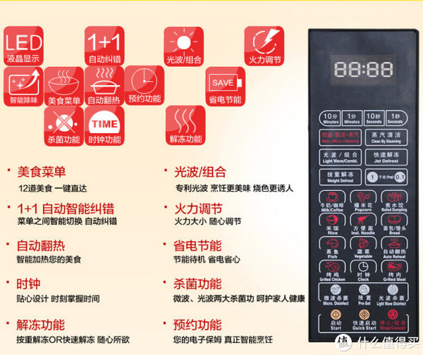 限地区：Galanz 格兰仕 G80F23CN2L-Q6H(B0) 微波炉 23L