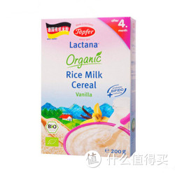 限华东华中：Töpfer 特福芬 牛奶香草味 有机米粉 200g