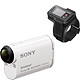 SONY 索尼  HDR-AS100VR 佩戴式数码摄像机 实时监控器套装 (白色)