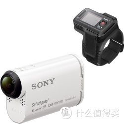 SONY 索尼  HDR-AS100VR 佩戴式数码摄像机 实时监控器套装 (白色)