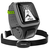 TomTom Berlin 铁三 GPS运动腕表 灰色 配心率带（双定位系统，50米防水，全中文）