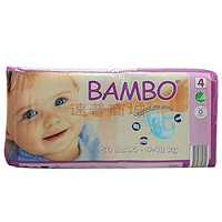 BAMBO 班博 丹麦原装进口有机纸尿裤4#50片 适用于9-18kg