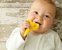 BABY BANANA Bendable Training Toothbrush 硅胶婴儿牙胶牙刷