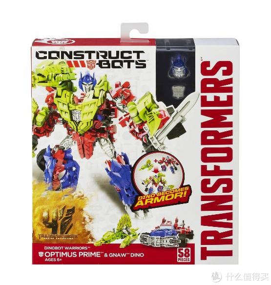 Transformers 变形金刚4 恐龙勇士系列 Optimus Prime and Gnaw  拼插模型