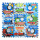 Thomas & Friends 托马斯&朋友 3141A 闪亮出发 泡沫无毒环保EVA地垫 9片装*4件+0305a 儿童勺子