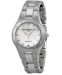 Baume &amp; Mercier 名仕 Linea Mother of Pearl 灵霓系列 MOA10035 女款机械表