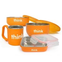 小白菜价购入 Thinkbaby 辛克宝贝不锈钢餐具套装