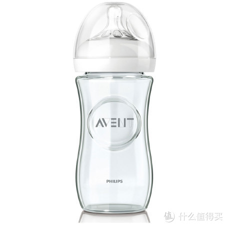 AVENT 新安怡 SCF673/17 宽口自然原生 玻璃奶瓶240ml*3个+凑单品