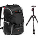 Manfrotto 曼富图 BeFree 旅行双肩背包MA-BP-TRV+ MKBFRA4-BHCN befree 铝合金三脚架套装