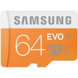 限地区：SAMSUNG 三星 64GB TF存储卡（C10、U1、三防、橙卡）