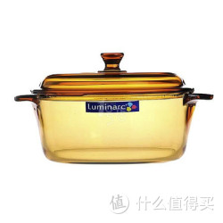 Luminarc 乐美雅  琥珀色透明圆锅 高级Vitro玻璃1.5L 