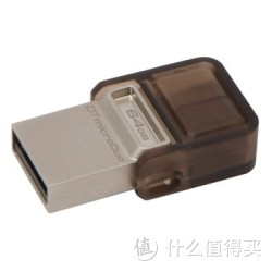 Kingston 金士顿 DTDUO 64GB 超便携 双插头手机U盘