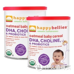 happybaby 禧贝 有机DHA燕麦米粉宝宝营养辅食2段（6-36个月幼儿适用）198g*2（美国原装进口）（2罐装）