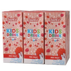sunco 圣可 红果味牛奶饮料 200ml*6盒