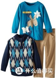 Little Rebels Sweater Set with Moose Screenprint 男童3件套