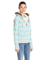 U.S. POLO ASSN. 美国马球协会 Striped Fleece  女款外套 紫灰色