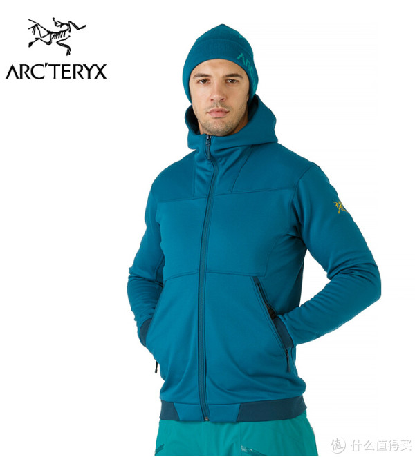 ARC'TERYX 始祖鸟 Straibo Hoody 男款带帽抓绒外套