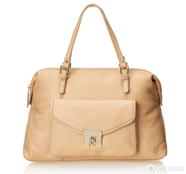 TOMMY HILFIGER Turnlock Pebble系列 Colorblock Convertible 女士手提包