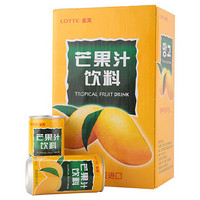 限华南：Lotte 乐天 芒果汁饮料 180ml*15