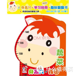 海润阳光·宝宝身高尺挂图 蔬菜（附送标准对数视力表） [3-6岁]