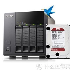 QNAP 威联通 TS-420 NAS 网络存储服务器（USB3.0、四盘位、QTS 4.0、512M）