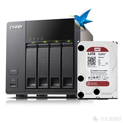 QNAP 威联通 TS-420 NAS 网络存储服务器（USB3.0、四盘位、QTS 4.0、512M）