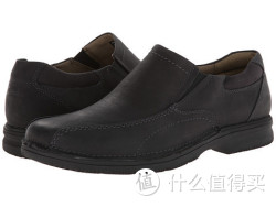 43.5码起：Clarks 其乐 Senner Pine 男款真皮休闲鞋 黑色