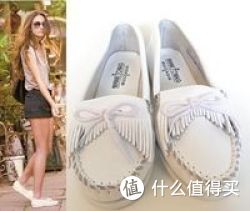 MINNETONKA 迷你唐卡 Kilty Unbeaded Moccasin 女款平底休闲鞋