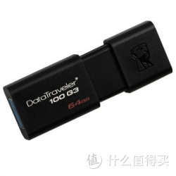 Kingston 金士顿 DT100G3 64GB USB 3.0 U盘 黑色