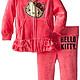 Hello Kitty 凯蒂猫 Baby-Girls Infant Velour Active Track Set 女宝宝套装