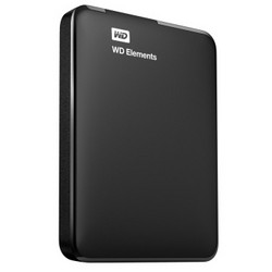 WD 西部数据 Elements 新元素系列 WDBUZG0010BBK 移动硬盘 1TB 2.5英寸 3.0USB