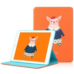 8thdays 星期八 安妮小伙伴系列 侧翻皮套 适用于苹果iPad Air/ iPad5 猪猪