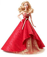再降价：Barbie 芭比 Collector 2014 Holiday Doll 芭比娃娃2014年节日收藏款