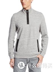 Kenneth Cole Long-Sleeve Zip-Mock Knit 男士针织衫
