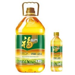 福临门 黄金产地玉米油 5L+900ml