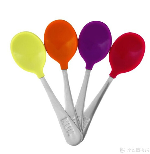 凑单品:Gerber 嘉宝 Graduates 软头Soft Bite Toddler Spoon 儿童硅胶软勺 4支装