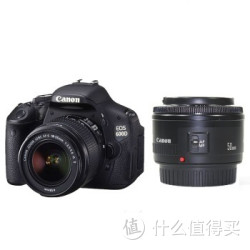 Canon 佳能  EOS 600D 单反套机 （18-55mm+50 1.8mm）