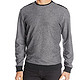 Calvin Klein Sportswear Crew Neck Sweatshirt with Faux Leather Overlay 男士圆领运动衫