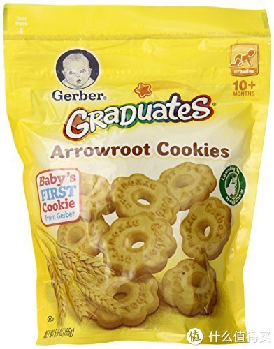 Gerber 嘉宝 Graduates Arrowroot Cookies Pouch 宝宝曲奇 155g*4袋