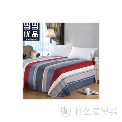 当当优品 纯棉斜纹印花单人床单 冬日恋曲 180*230