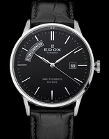 EDOX 依度 Les Vauberts系列  83007-3-NIN 男款机械腕表