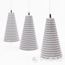 Z秒杀：OPPLE 欧普照明 MD550F-Y15*3 雅洁-(黑纹) 餐吊灯(无光源)
