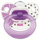 NUK 印花硅胶安抚奶嘴（2号6-18个月）颜色随机